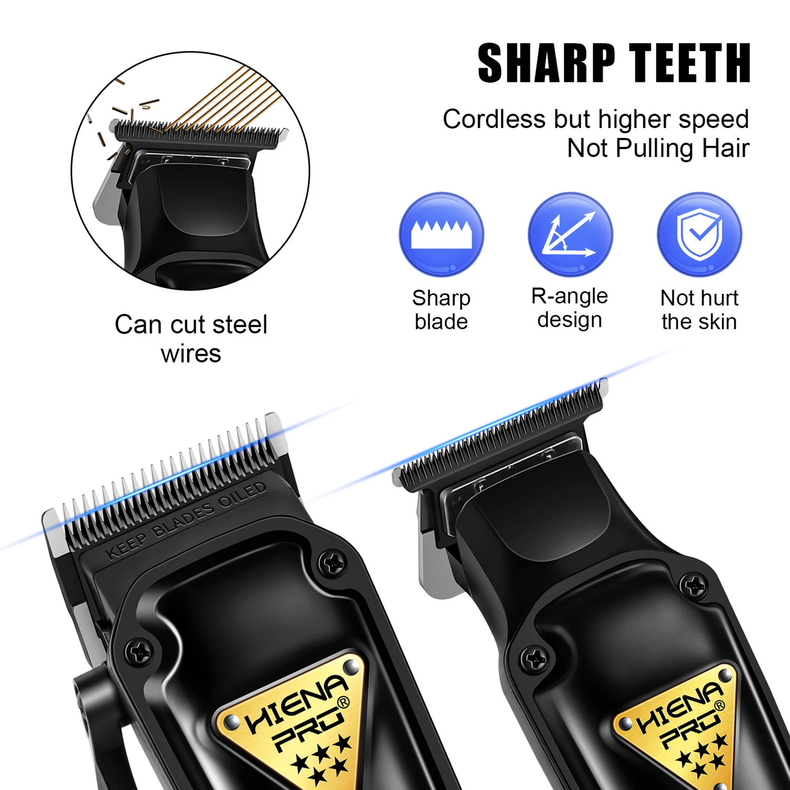 Electric Hair Clipper Hair Trimmer Precision Steel Blade Hair Trimmer for Father's Day Christmas Gift
Electric Hair Clipper Hair Trimmer Precision Steel Blade Hair Trimmer for Father's Day Christmas Gift