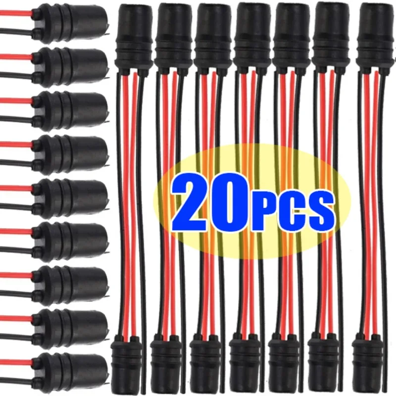 DC12V T10 W5W 147 Socket Marker Instrument Lights Holder Connector Wire Bulb Soft Rubber Harness Replacement Car Parts 20/4pcs
DC12V T10 W5W 147 Socket Marker Instrument Lights Holder Connector Wire Bulb Soft Rubber Harness Replacement Car Parts 20/4pcs