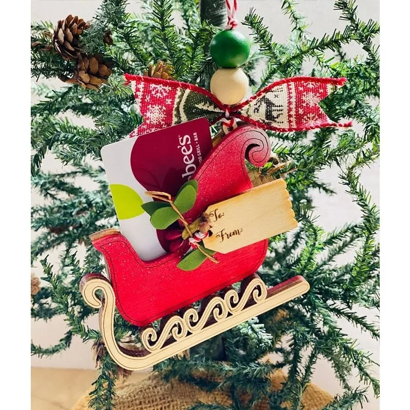 New Christmas Decorations Christmas Tree Ornaments Christmas Gifts Wooden Wallet Pendant
New Christmas Decorations Christmas Tree Ornaments Christmas Gifts Wooden Wallet Pendant
