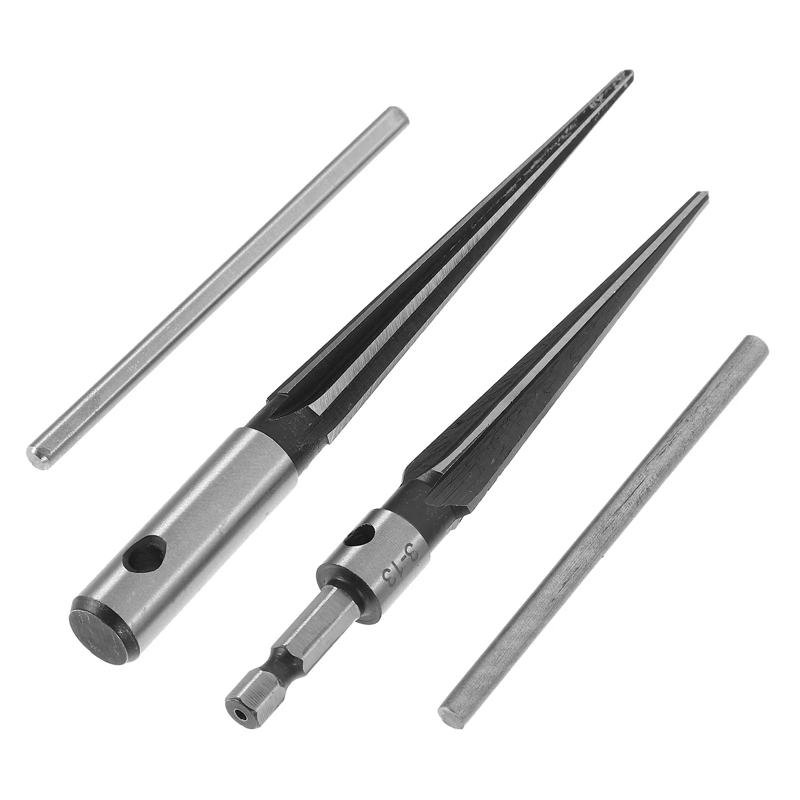 2Pcs Taper Reamer Heavy Duty Steel Hand Held Fluted Chamfer Tool for Woodworking Countersunk Holes T Handle Reaming Cutting Tool
2Pcs Taper Reamer Heavy Duty Steel Hand Held Fluted Chamfer Tool for Woodworking Countersunk Holes T Handle Reaming Cutting Tool