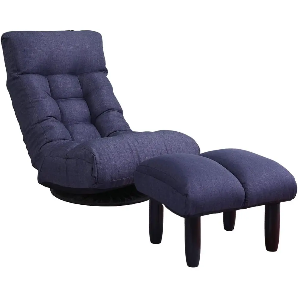 360-Degree Swivel Ergonomic Gaming Chair with Adjustable Backrest and Cushioned Seat for Teens and Adults in Navy Blue
360-Degree Swivel Ergonomic Gaming Chair with Adjustable Backrest and Cushioned Seat for Teens and Adults in Navy Blue