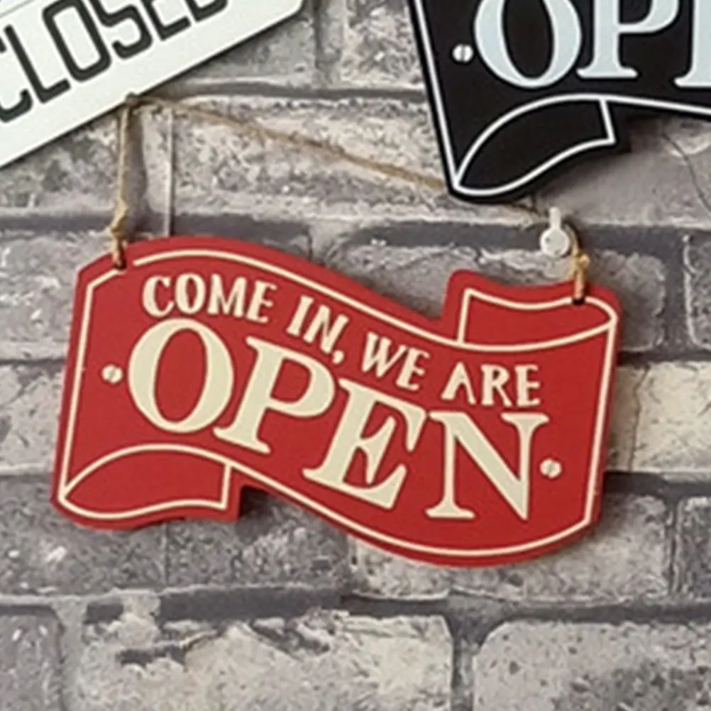 Premium Wooden Open Closed Sign Double Sided Hanging Door Sign for Business Use Bars Cafes Clubs Clothing Stores Decorative
Premium Wooden Open Closed Sign Double Sided Hanging Door Sign for Business Use Bars Cafes Clubs Clothing Stores Decorative