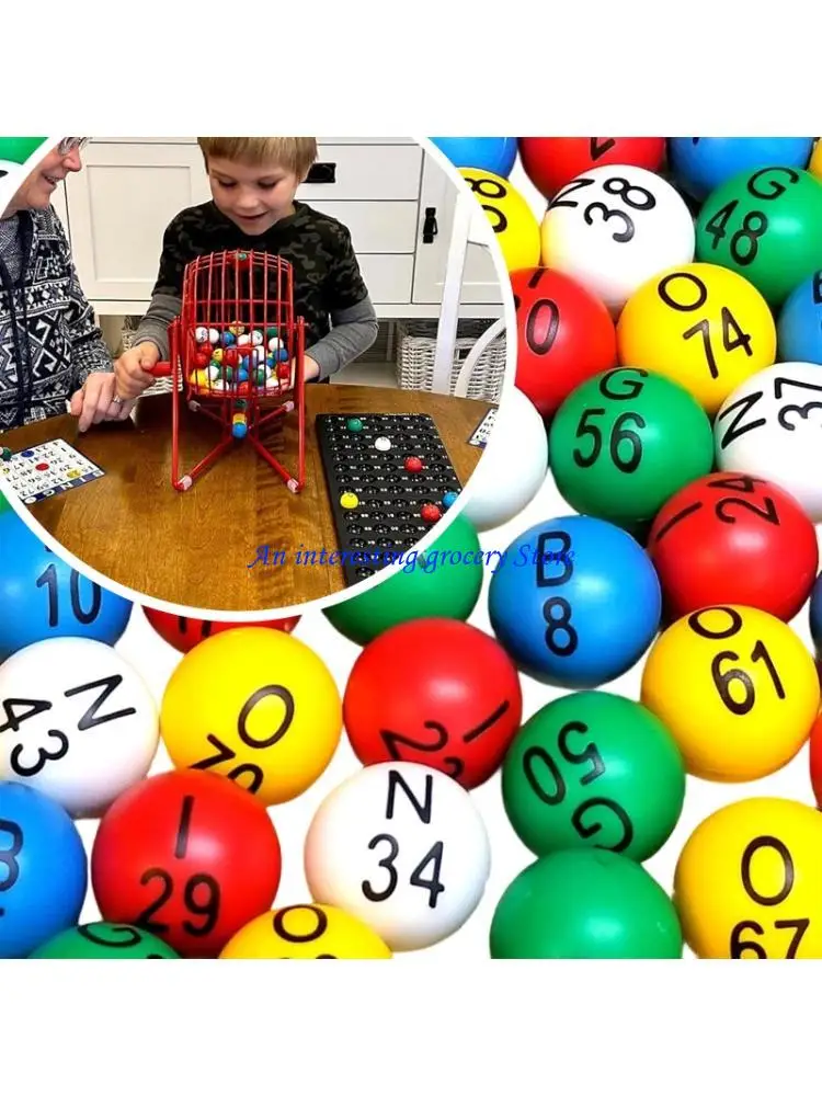 652D 75lots Durability Numbered Bingo Balls Replace Accessories Raffle Ball Props Table Activity Toy for Game and Event
652D 75lots Durability Numbered Bingo Balls Replace Accessories Raffle Ball Props Table Activity Toy for Game and Event