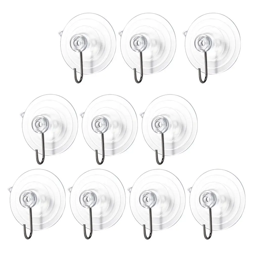 10 Pcs Suction Cups Hook Outdoor Bird Feeder Clothes Hanger Seamless Convenient Multipurpose Silver Simple
10 Pcs Suction Cups Hook Outdoor Bird Feeder Clothes Hanger Seamless Convenient Multipurpose Silver Simple