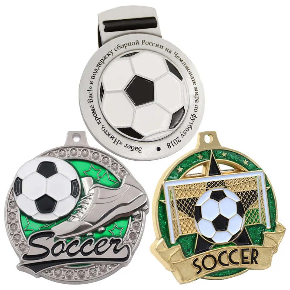 Metal Enamel Silver Football Sport Medals, Personalized Custom, Cheap Manufacturer
Metal Enamel Silver Football Sport Medals, Personalized Custom, Cheap Manufacturer