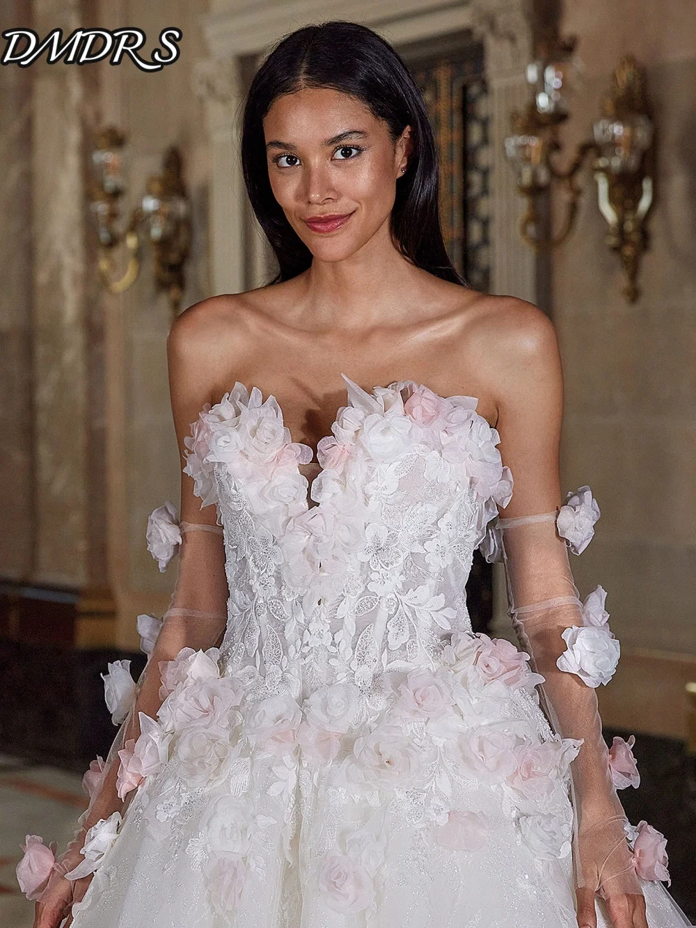 Elegant Off-Shoulder Long-Sleeve Wedding Dresses Romantic Bridal Gowns Stylish 3D Floral Floor-Length Wedding Gowns Vestidos De
Elegant Off-Shoulder Long-Sleeve Wedding Dresses Romantic Bridal Gowns Stylish 3D Floral Floor-Length Wedding Gowns Vestidos De