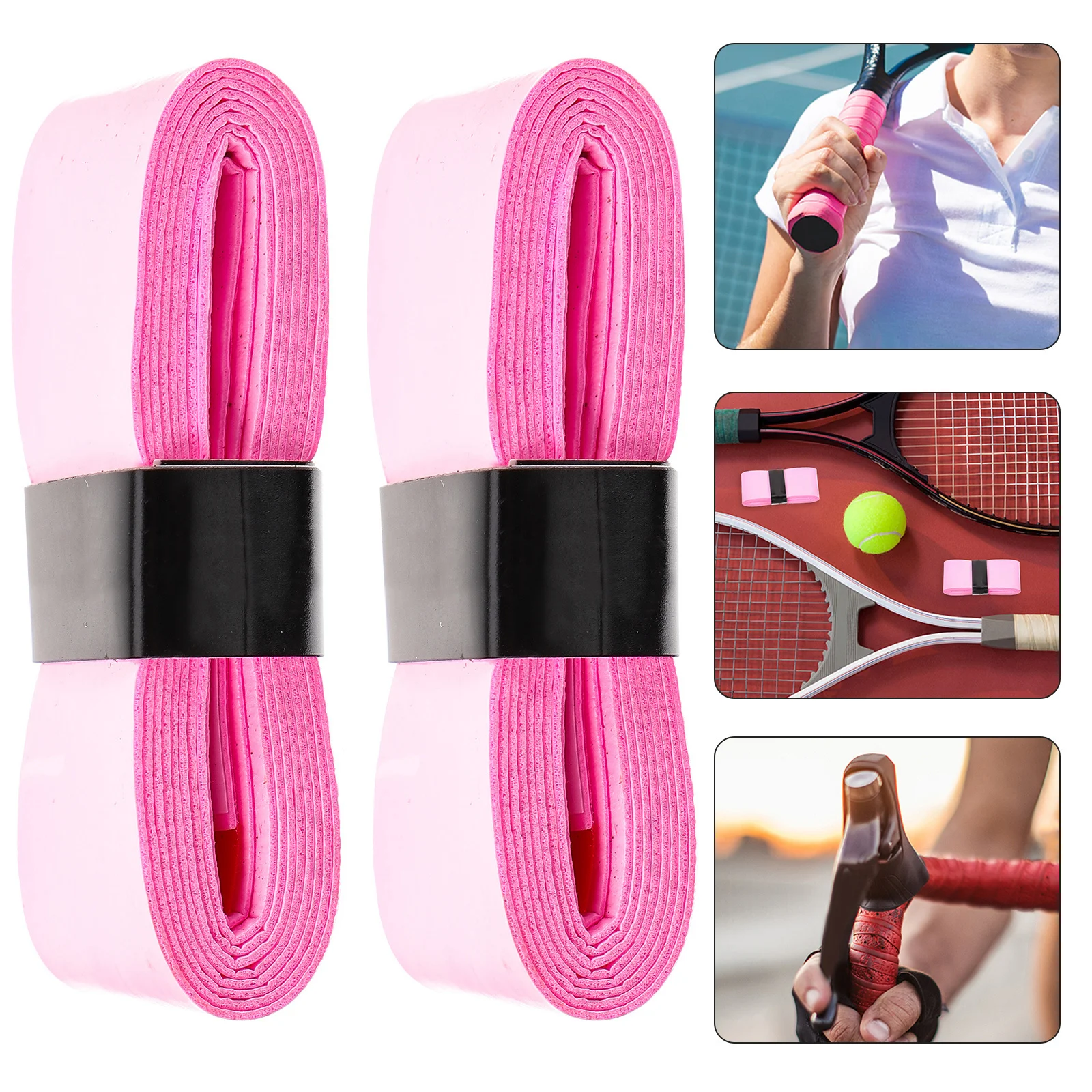 1Pair PU Material Anti-Slip Sweatband Grip Tape for Tennis Racket Badminton Fishing Rod Tennis Racket Grip Tape
1Pair PU Material Anti-Slip Sweatband Grip Tape for Tennis Racket Badminton Fishing Rod Tennis Racket Grip Tape