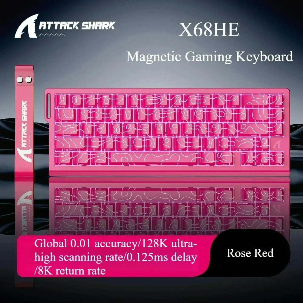 X68HE ATTACK SHARK Магнитная игровая клавиатура Механическая проводная для профессиональных игр 0,01 мм Rapid Trigg 8000 Гц SOCD/Rs 0,125 мс Скорость 128 К
X68HE ATTACK SHARK Магнитная игровая клавиатура Механическая проводная для профессиональных игр 0,01 мм Rapid Trigg 8000 Гц SOCD/Rs 0,125 мс Скорость 128 К