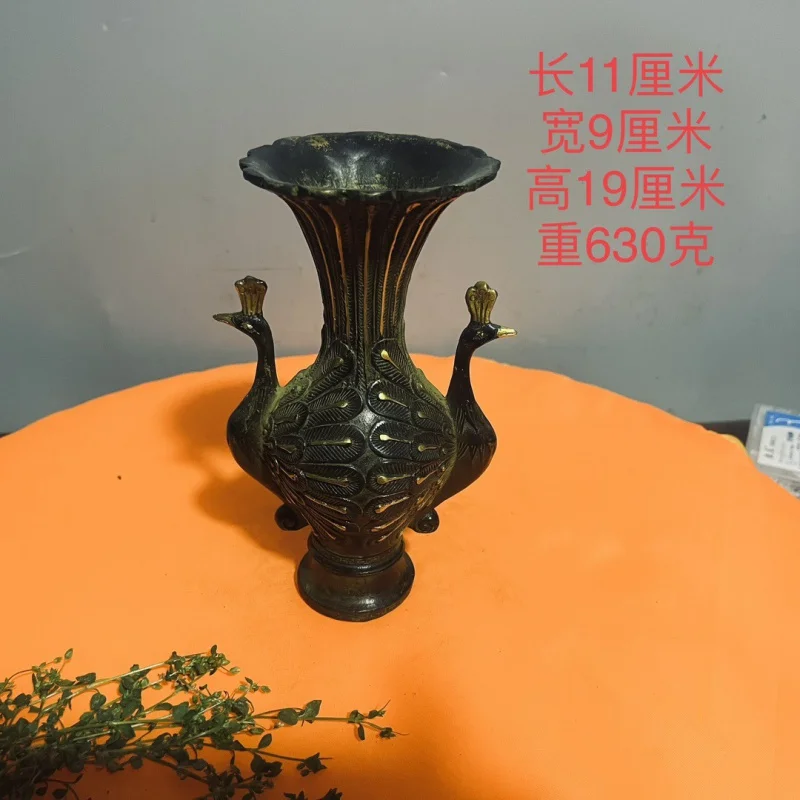 2023 New Antique Copper Peacock Vase Home Decoration Creative Gift Crafts One-Piece Delivery Copper Ornaments
2023 New Antique Copper Peacock Vase Home Decoration Creative Gift Crafts One-Piece Delivery Copper Ornaments