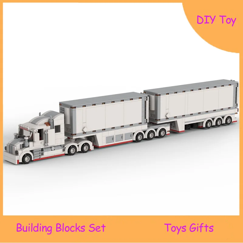 MOC Creative Large refrigerated Truck Building Blocks Toy Transport Vehicle Construction Set Assembly Bricks Toys Birthday Gifts
MOC Creative Large refrigerated Truck Building Blocks Toy Transport Vehicle Construction Set Assembly Bricks Toys Birthday Gifts