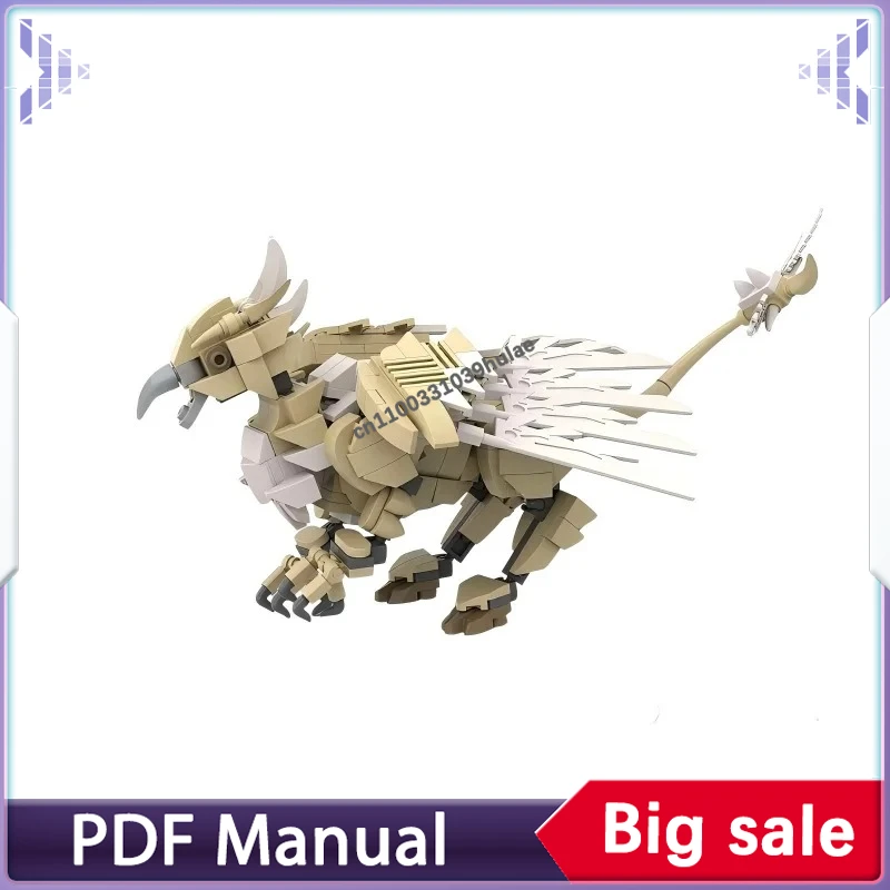 369pcs Griffin MOC Building Blocks Fantasy Winged Lion Model Assembly Bricks Kit Adult Collection Gift
369pcs Griffin MOC Building Blocks Fantasy Winged Lion Model Assembly Bricks Kit Adult Collection Gift