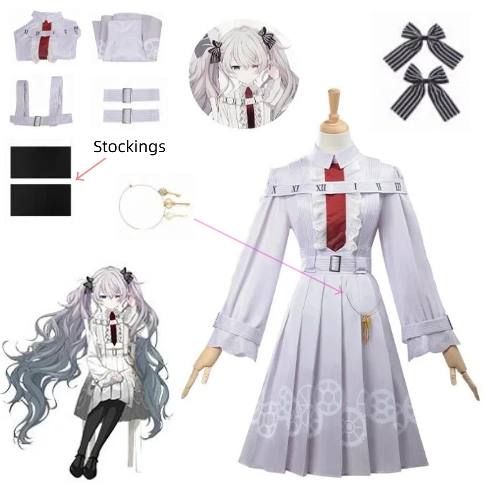 Anime Project Sekai Colorful Stage Cosplay Costume Waist Decor Hair Clip White Onion Miku 3rd Anniversary PJSK Halloween Outfit
Anime Project Sekai Colorful Stage Cosplay Costume Waist Decor Hair Clip White Onion Miku 3rd Anniversary PJSK Halloween Outfit