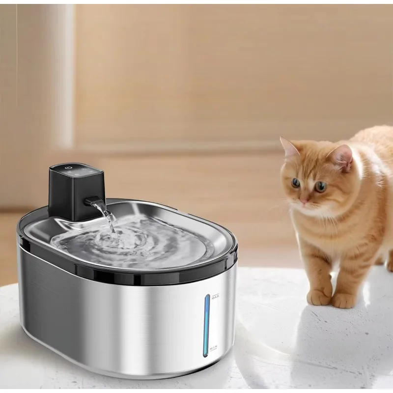 Automatic 4L Pet Water Fountain with Stainless Steel Sensor for Cats & Dogs
Automatic 4L Pet Water Fountain with Stainless Steel Sensor for Cats & Dogs