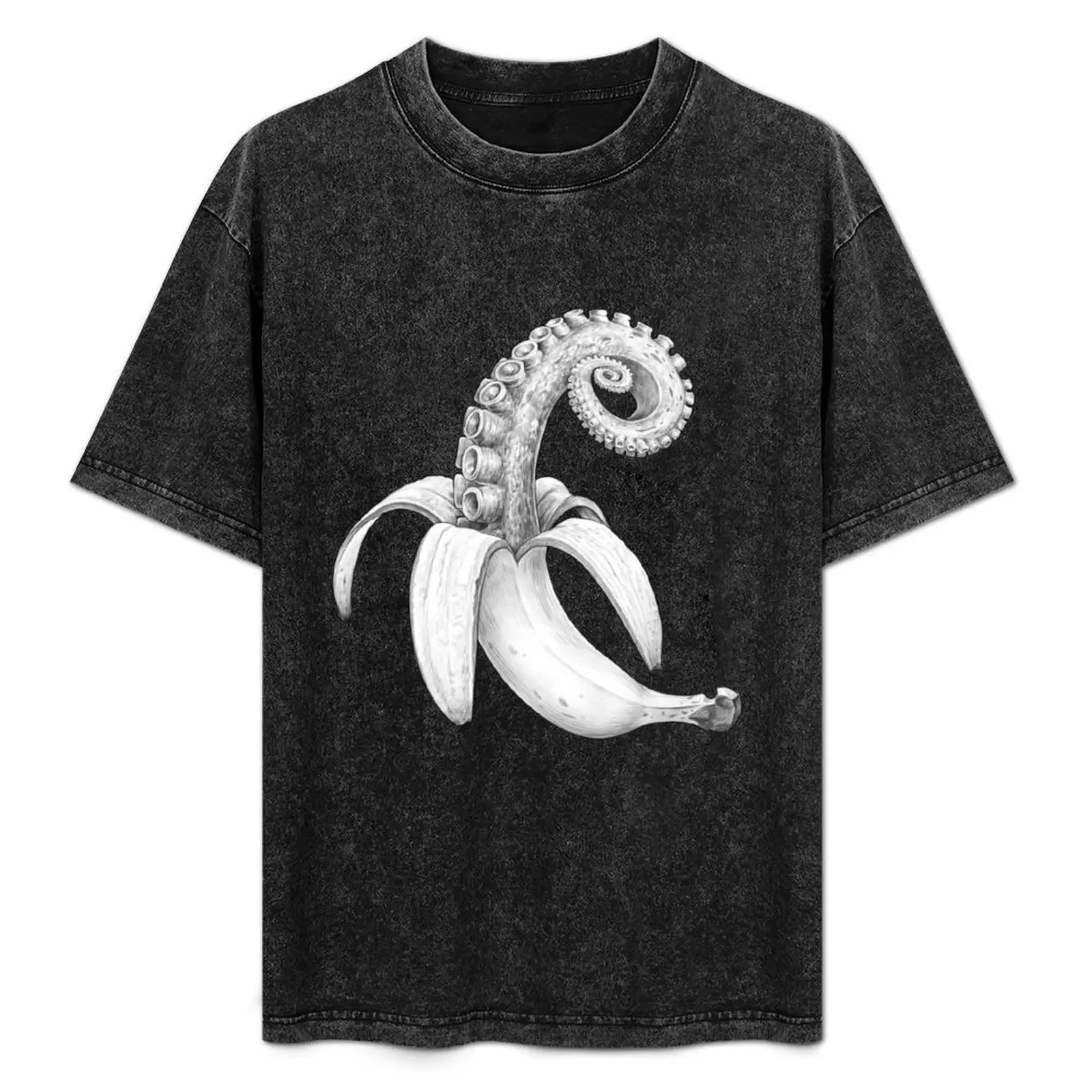 Octopus banana black & white T-Shirt anime shirt quick-drying funny shirt cotton funny meme t-shirts black t shirts for men
Octopus banana black & white T-Shirt anime shirt quick-drying funny shirt cotton funny meme t-shirts black t shirts for men