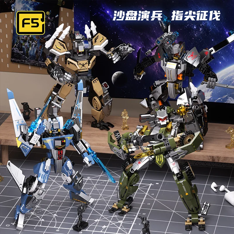 Direct Transformation Mech Warrior Building Blocks Mech Series Launching Toy Set Assembly Ornament Boy Birthday Gift
Direct Transformation Mech Warrior Building Blocks Mech Series Launching Toy Set Assembly Ornament Boy Birthday Gift