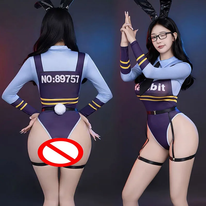 New Maid Cosplay Rabbit Police Woman Sexy Open Crotch Bodysuit Costume Officer Uniform Bunny Girls Hollow Out See Through Outfit
New Maid Cosplay Rabbit Police Woman Sexy Open Crotch Bodysuit Costume Officer Uniform Bunny Girls Hollow Out See Through Outfit