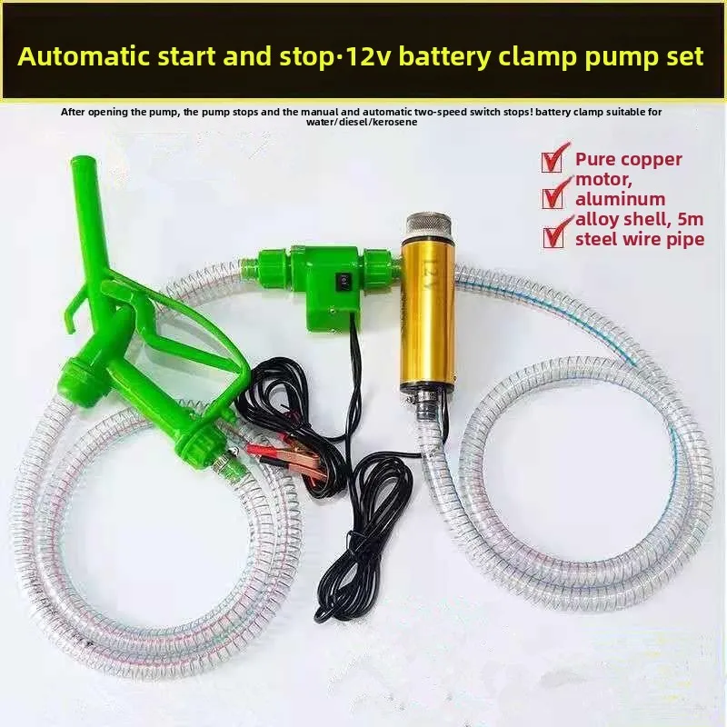 Automatic Gun Shutdown 12v24 Volt Small Electric Oil Pump Set Self-priming Diesel Pump Refueling Gun New
Automatic Gun Shutdown 12v24 Volt Small Electric Oil Pump Set Self-priming Diesel Pump Refueling Gun New