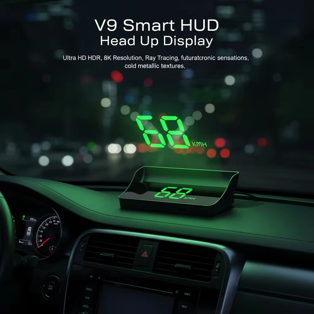 Car Speedometer HUD GPS Head Up Display Digital Speed Meter Windshield Projector For Vehicles Truck Auto Electronics Accessories
Car Speedometer HUD GPS Head Up Display Digital Speed Meter Windshield Projector For Vehicles Truck Auto Electronics Accessories