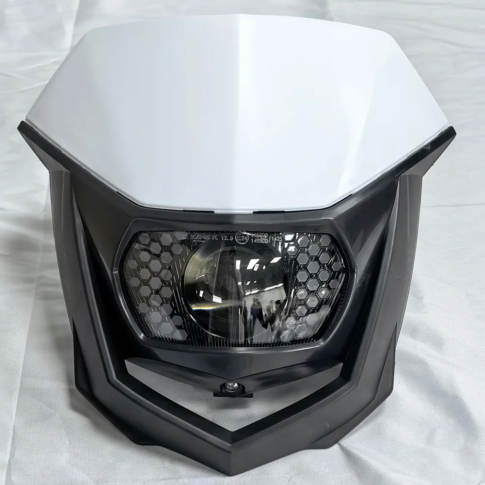 Universal For KTM Honda Suzuki Kawasaki Yamaha Dirt Bike Off-road LED Headlight lamp Mask Fairing Motocross Light Assembly E24
Universal For KTM Honda Suzuki Kawasaki Yamaha Dirt Bike Off-road LED Headlight lamp Mask Fairing Motocross Light Assembly E24