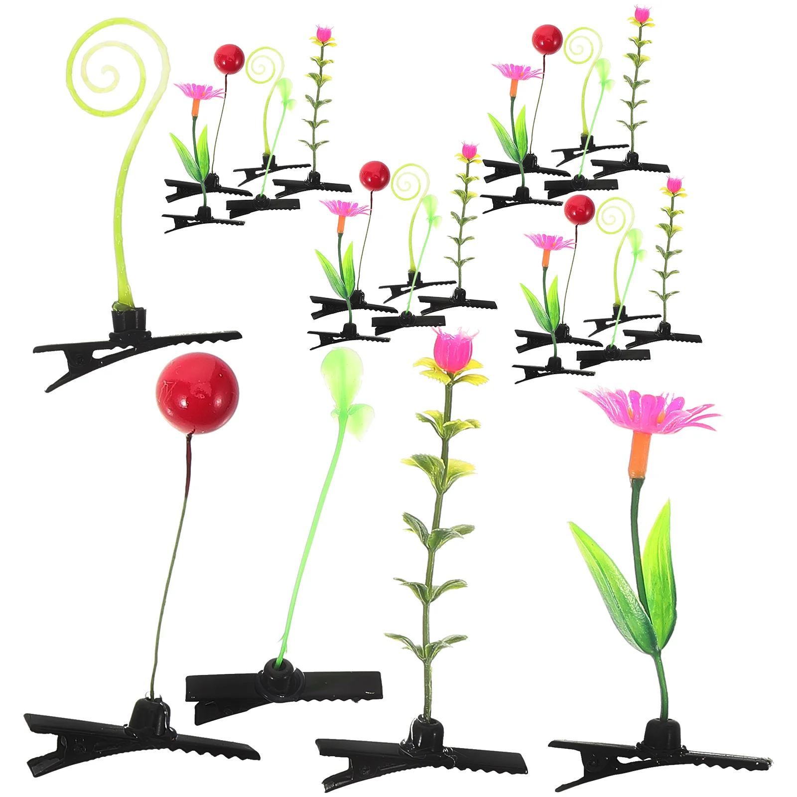 30 Pcs Metal Simulation Plant Hair Clip Baby Little Girl Accessories Faux Clips Plastic Mini Sprout for Kids
30 Pcs Metal Simulation Plant Hair Clip Baby Little Girl Accessories Faux Clips Plastic Mini Sprout for Kids