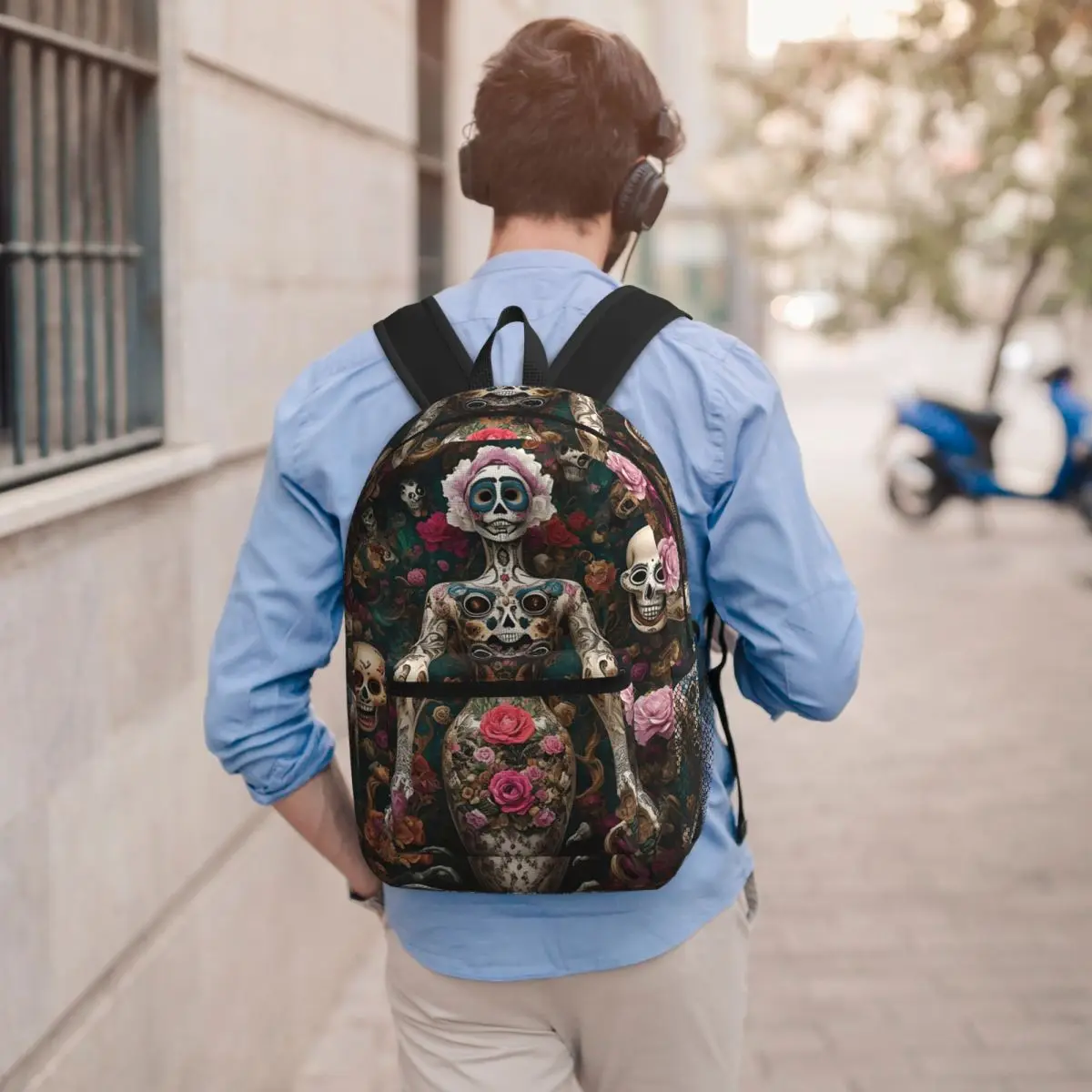 Mexican Catrina Girl Day Of The Dead Sugar Skull Backpack Student BookBag Children School Bag Laptop Shoulder Bags for Men Women
Mexican Catrina Girl Day Of The Dead Sugar Skull Backpack Student BookBag Children School Bag Laptop Shoulder Bags for Men Women