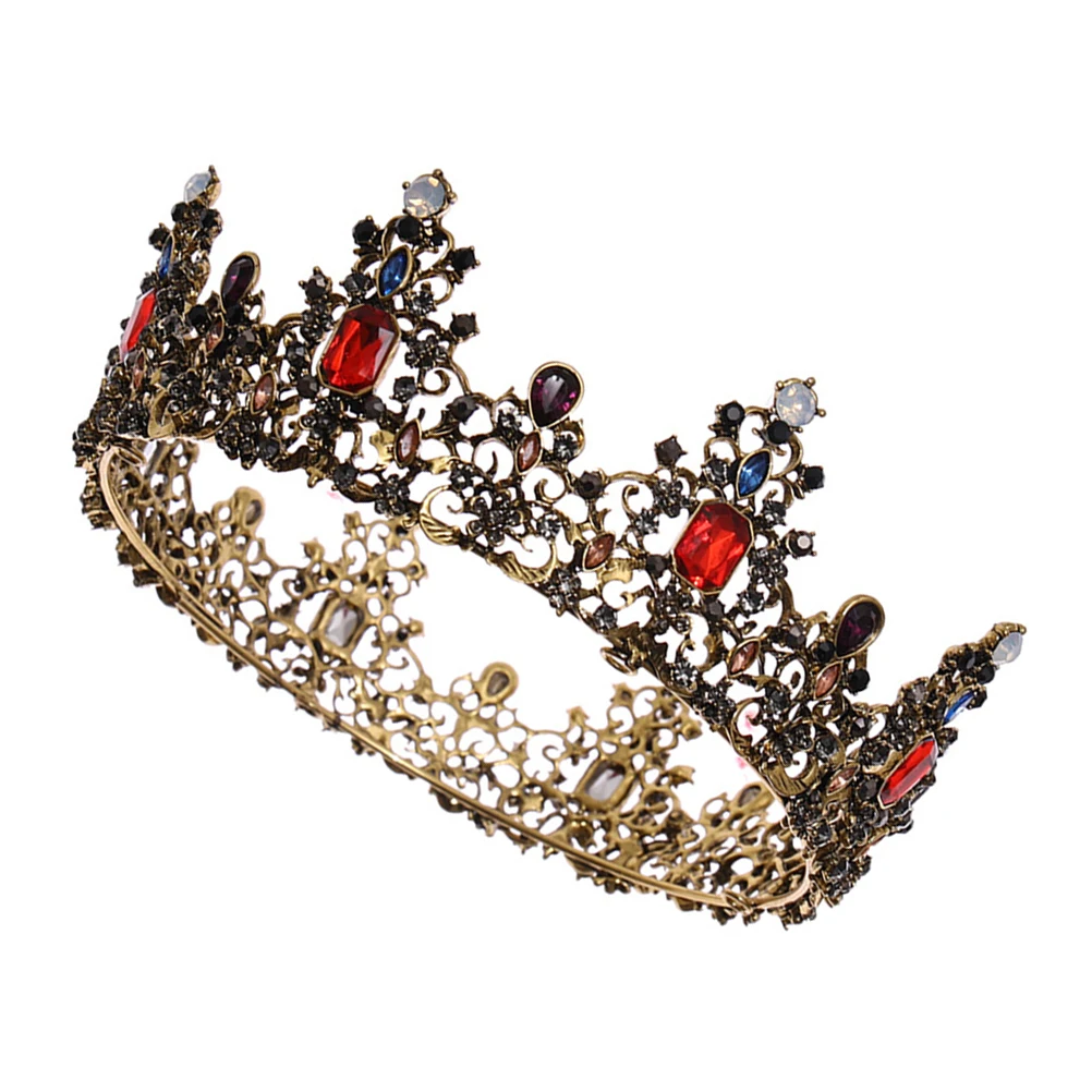 Baroque Retro Tiara Bridal Crown Headdress Colorful Rhinestones Hair Accessories Women Diamond Tiara Elegant Wedding Prom
Baroque Retro Tiara Bridal Crown Headdress Colorful Rhinestones Hair Accessories Women Diamond Tiara Elegant Wedding Prom