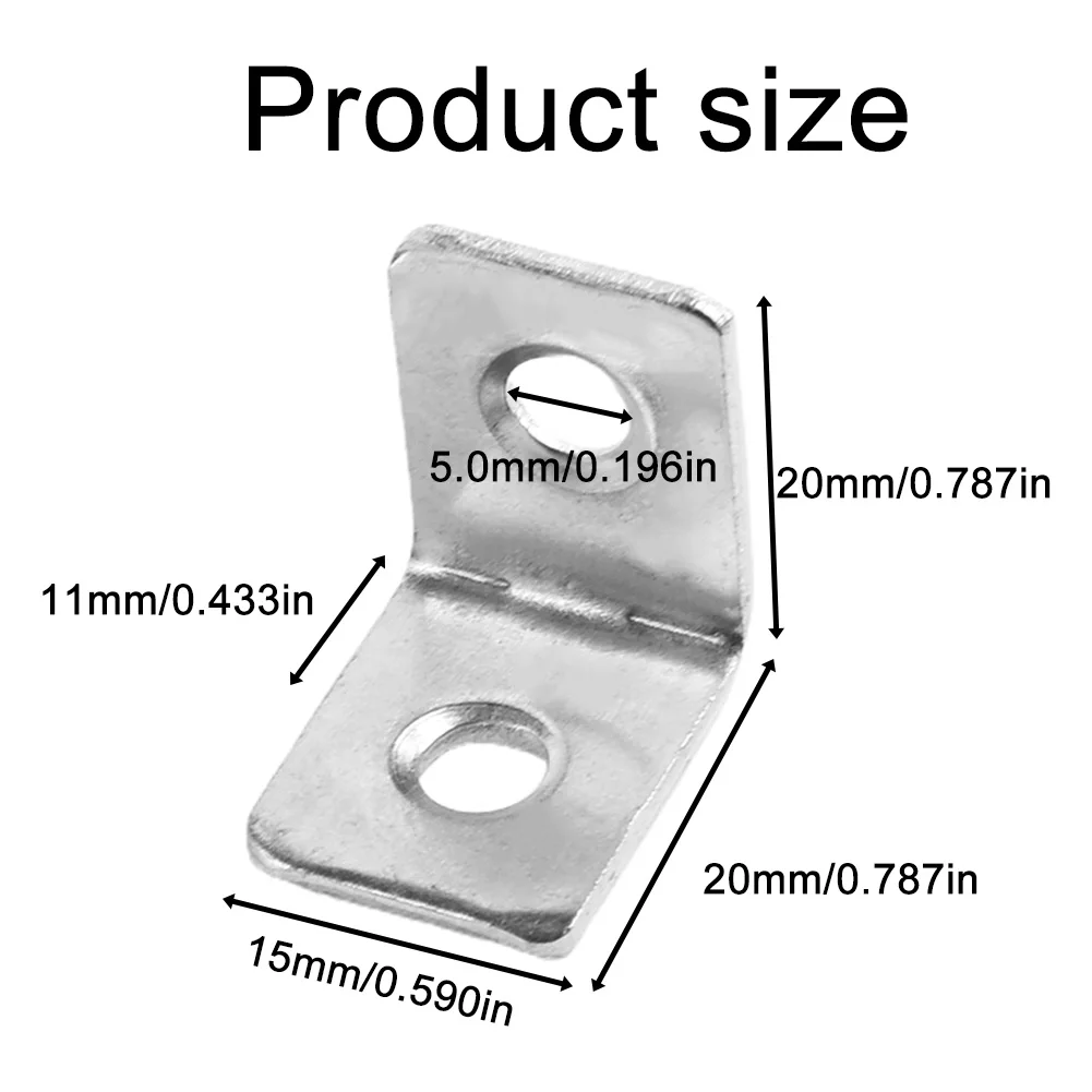 12PCS Small L - Shaped Iron Corner Brackets(Furniture Hardware) these are drawer, shelf and wall - mounting fasteners
12PCS Small L - Shaped Iron Corner Brackets(Furniture Hardware) these are drawer, shelf and wall - mounting fasteners