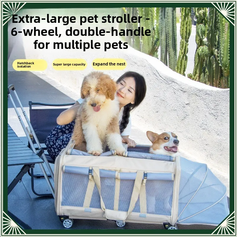 Hatchback large-capacity pet trolley case portable out two car cases
Hatchback large-capacity pet trolley case portable out two car cases