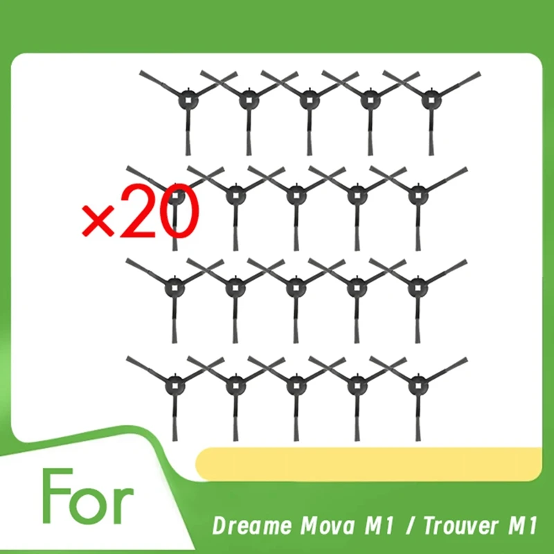 20 шт. боковая щетка для Dreame Mova M1/Trouver M1, замена деталей робота-пылесоса
20 шт. боковая щетка для Dreame Mova M1/Trouver M1, замена деталей робота-пылесоса