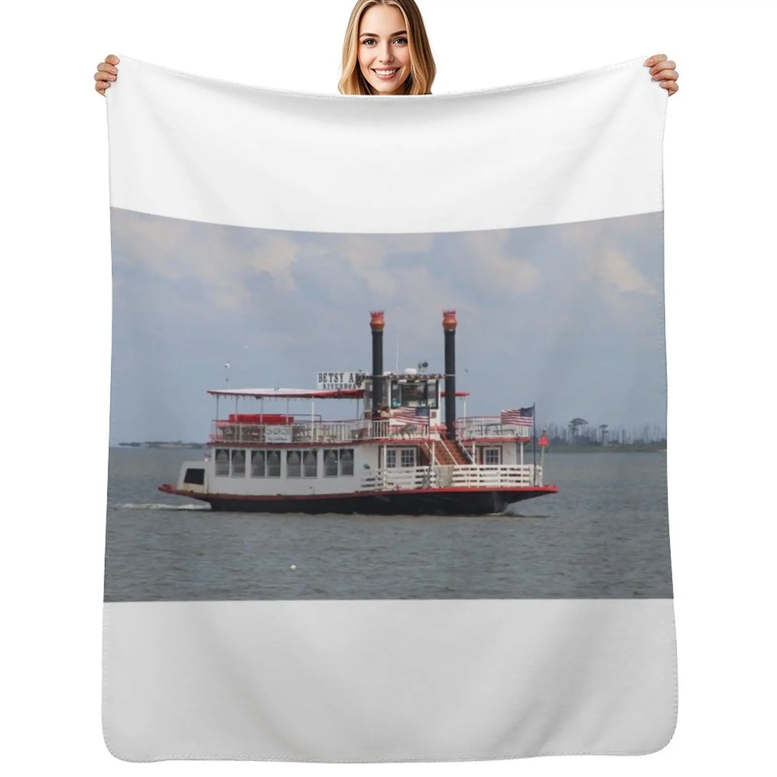 Betsy Ann Riverboat Throw Blanket Decorative Soft Throw Blanket for Couch Sofa
Betsy Ann Riverboat Throw Blanket Decorative Soft Throw Blanket for Couch Sofa