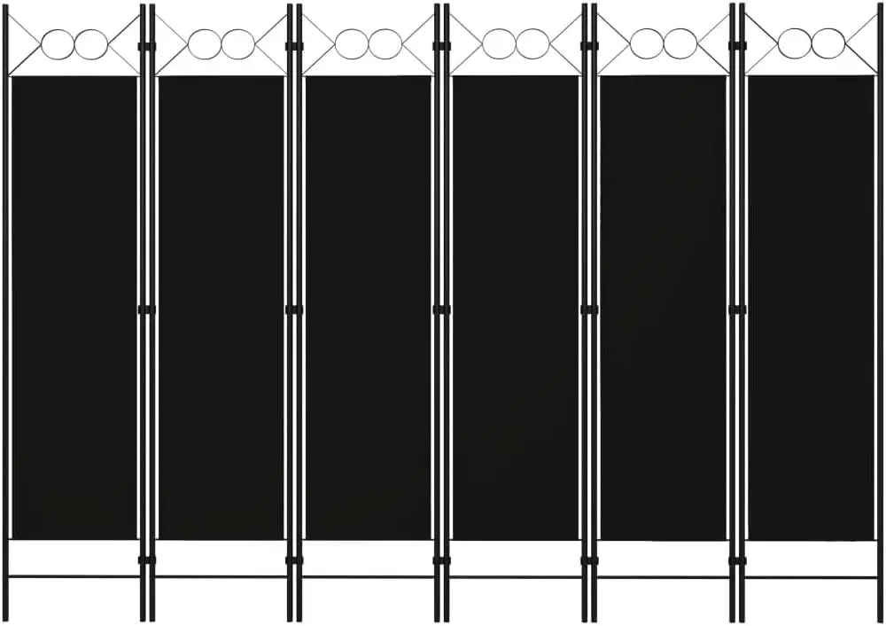 6-Panel Freestanding Room Divider Partition Privacy Screen with Elegant Circle Design, Powder-Coated Iron Frame and Fabr
6-Panel Freestanding Room Divider Partition Privacy Screen with Elegant Circle Design, Powder-Coated Iron Frame and Fabr
