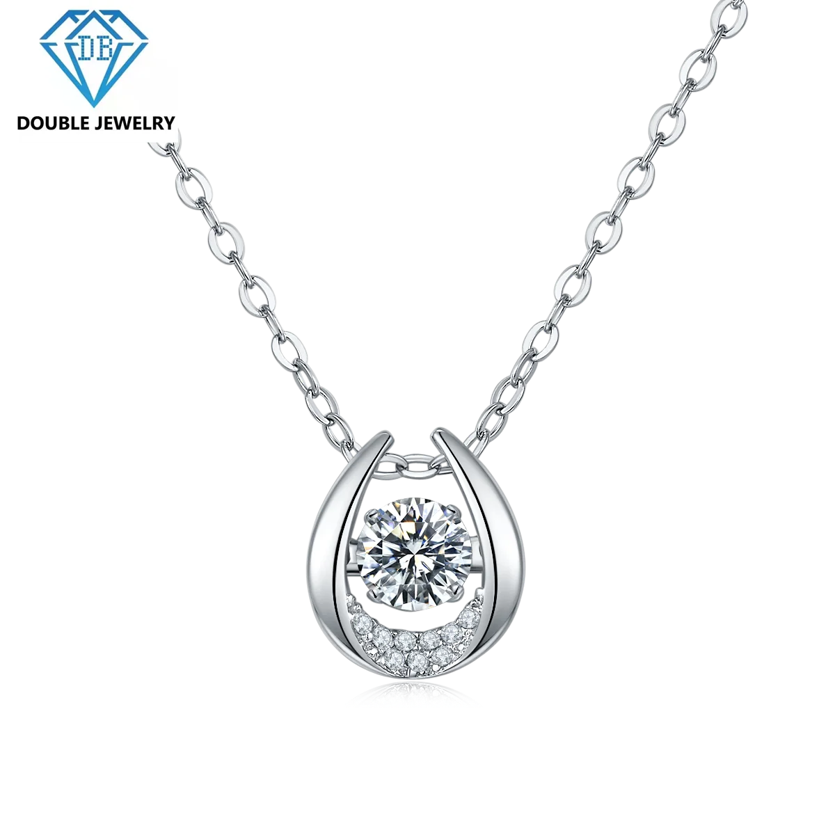 Double Jewelry Dancing Moissanite Pendant Necklace For Women S925 Silver lab Diamond pendant with Chain Party Fine Jewelry gift
Double Jewelry Dancing Moissanite Pendant Necklace For Women S925 Silver lab Diamond pendant with Chain Party Fine Jewelry gift