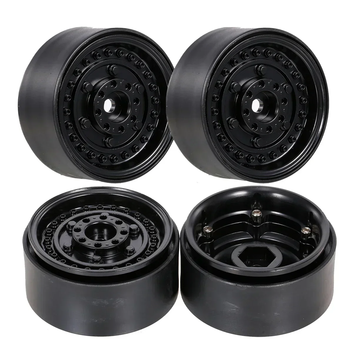 116g/pcs 1.9" Beadlock Wheel Rim for 1/10 RC Crawler Car Axial SCX10 90046 RedCat Gen8 Trxs TRX-4
116g/pcs 1.9" Beadlock Wheel Rim for 1/10 RC Crawler Car Axial SCX10 90046 RedCat Gen8 Trxs TRX-4