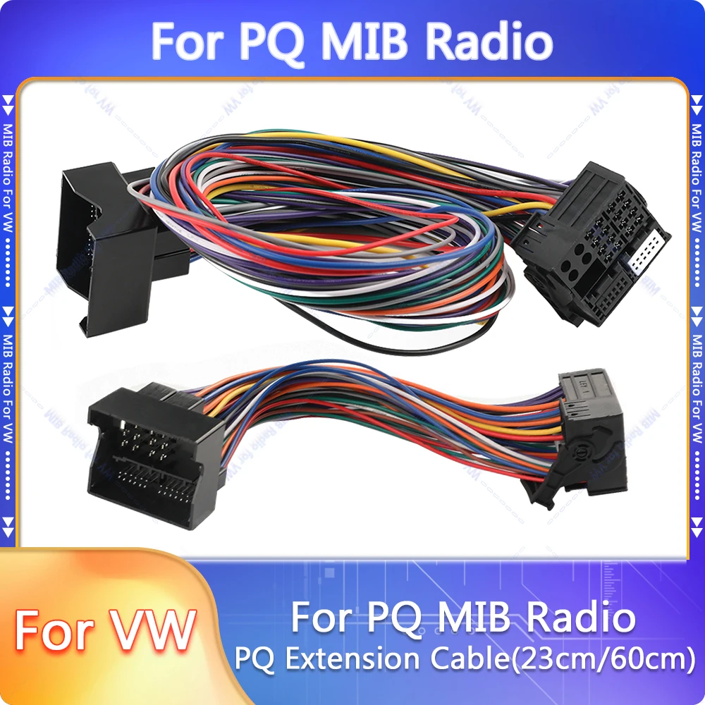23cm/60cm Quadlock Extension Adapter Cable Plug for VW Golf VI Jetta Passat B6 B7 MIB Radio RCD330 RCD510 RNS510 PQ MQB
23cm/60cm Quadlock Extension Adapter Cable Plug for VW Golf VI Jetta Passat B6 B7 MIB Radio RCD330 RCD510 RNS510 PQ MQB