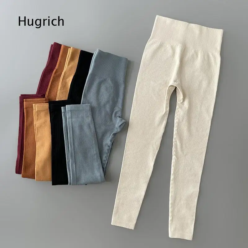 Women's High Waist Ribbed Seamless Leggings Stretchy Buttery Soft Yoga Pants Tummy Control Workout Gym Running Athletic Sports
Women's High Waist Ribbed Seamless Leggings Stretchy Buttery Soft Yoga Pants Tummy Control Workout Gym Running Athletic Sports