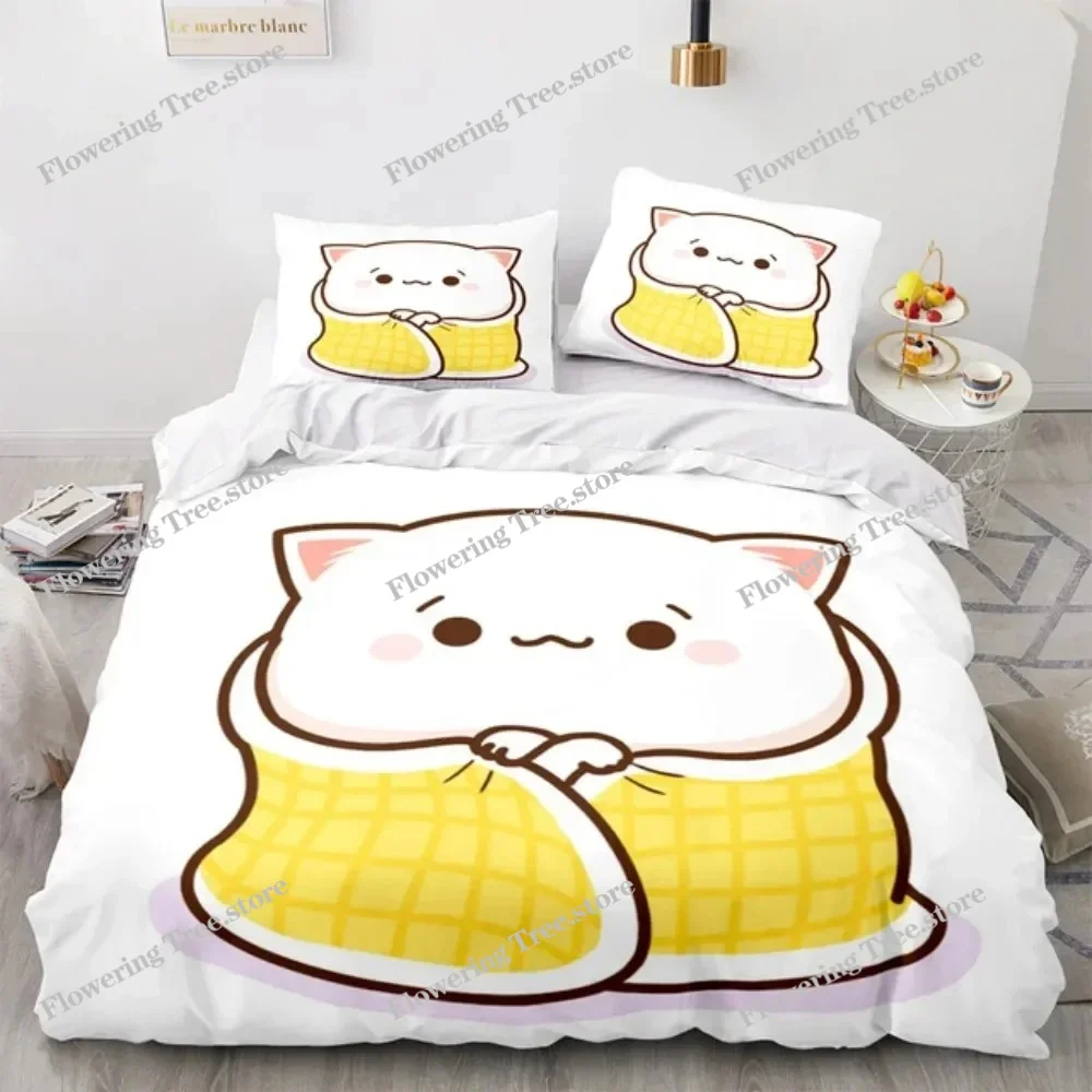 Cartoon Lovely Peach Cat Bedding Set Boys Girls Twin Queen Size Duvet Cover Pillowcase Bed Kids Adult Fashion Home Textileextile
Cartoon Lovely Peach Cat Bedding Set Boys Girls Twin Queen Size Duvet Cover Pillowcase Bed Kids Adult Fashion Home Textileextile