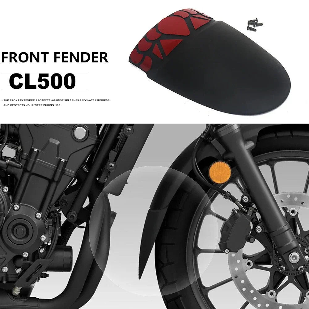 Cl500 CL 500 New Motorcycle Accessories Black Extension Front Fender Mudguard Extender For Honda CL500 2023 2024
Cl500 CL 500 New Motorcycle Accessories Black Extension Front Fender Mudguard Extender For Honda CL500 2023 2024