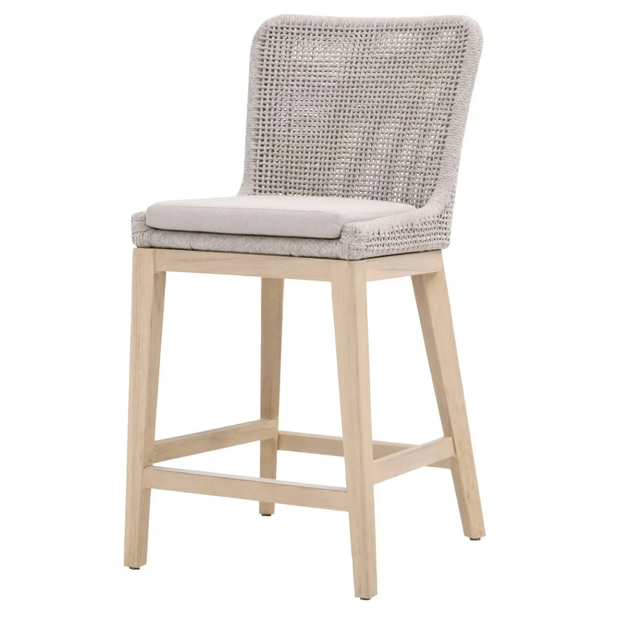 # Modern Stylish Light Grey Waterproof Rope Garden Chair with Wooden Frame Cushion Seat for Dining Living Room Hotels
# Modern Stylish Light Grey Waterproof Rope Garden Chair with Wooden Frame Cushion Seat for Dining Living Room Hotels
