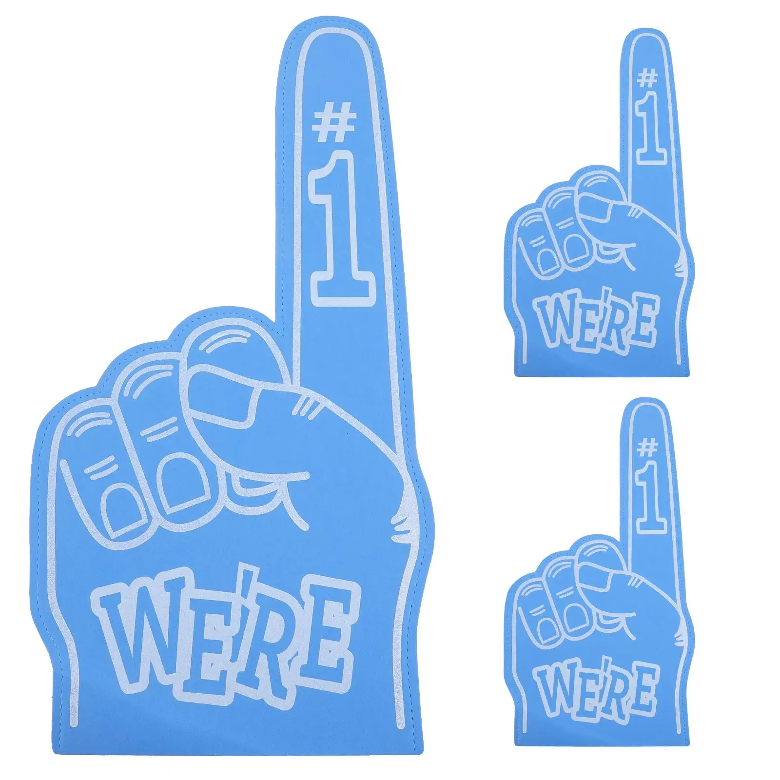 3 Pcs Foam Finger Cots Reusable Cheerleading Props Sports Festivals Concerts Shows Celebrations Softer Comfortable
3 Pcs Foam Finger Cots Reusable Cheerleading Props Sports Festivals Concerts Shows Celebrations Softer Comfortable
