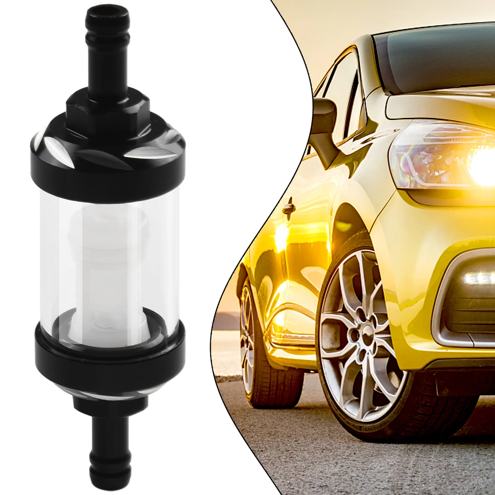 Accessories Fuel Filter 5/16\\\" Reusable Parts Diesel Filter Inline Petrol Motorcycle Replacement Chrome And Glass
Accessories Fuel Filter 5/16\\\" Reusable Parts Diesel Filter Inline Petrol Motorcycle Replacement Chrome And Glass