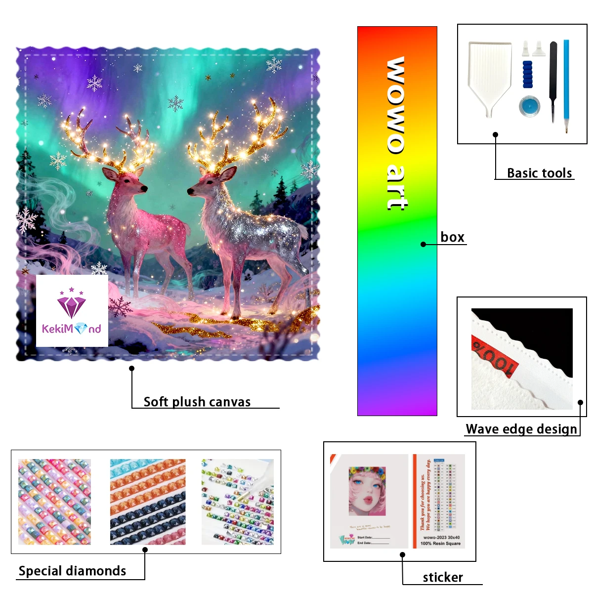 【kekim_ Diamond Art】Two Little Deer on Christmas Day 100% resin FD+ab+xc Diamond Stamping Kit Perfect Masterpiece worth Buying
【kekim_ Diamond Art】Two Little Deer on Christmas Day 100% resin FD+ab+xc Diamond Stamping Kit Perfect Masterpiece worth Buying
