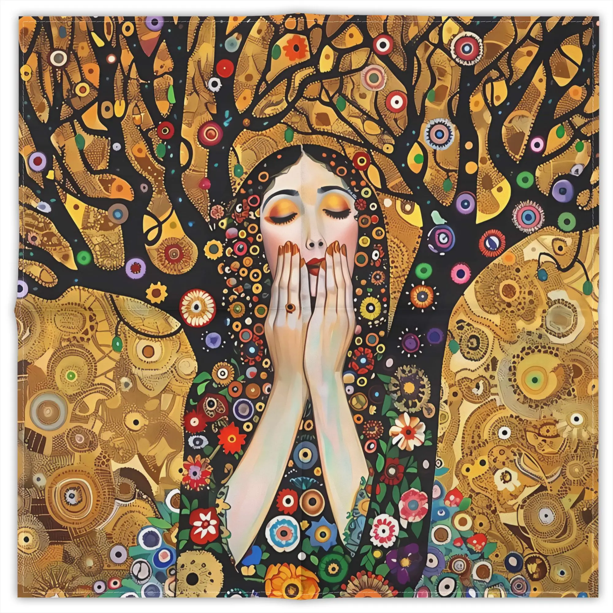 Gustav Klimt Painting Art Fashion Square Scarf Decorative Polyester Printed Daily
Gustav Klimt Painting Art Fashion Square Scarf Decorative Polyester Printed Daily
