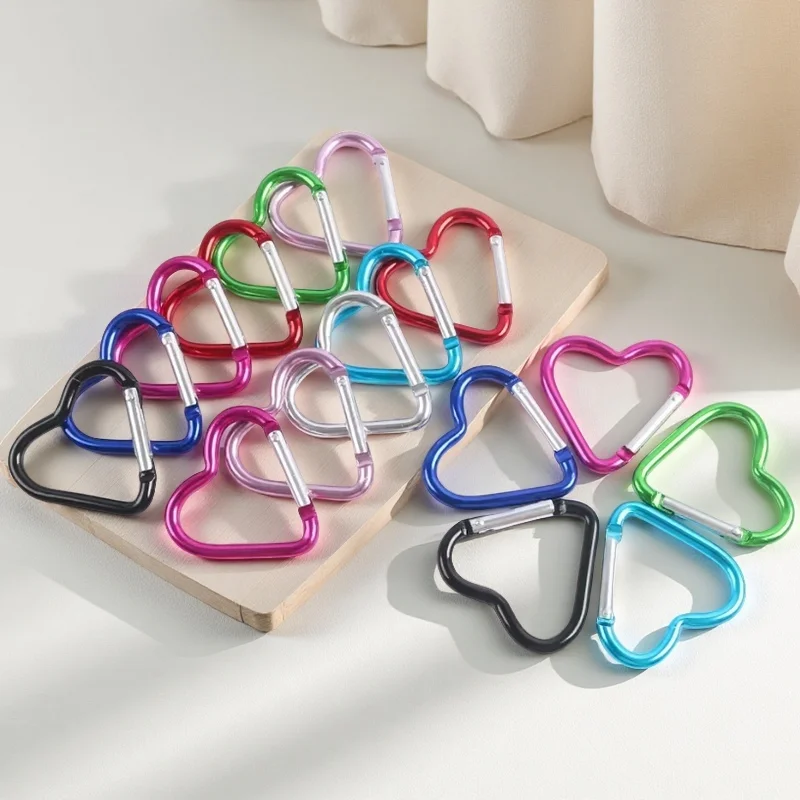 Heart Shaped Metal Keychain Carabiner Outdoor Travel Carabiner Keyring Hook Water Bottle Hanging Buckle Key Ring Accessories
Heart Shaped Metal Keychain Carabiner Outdoor Travel Carabiner Keyring Hook Water Bottle Hanging Buckle Key Ring Accessories