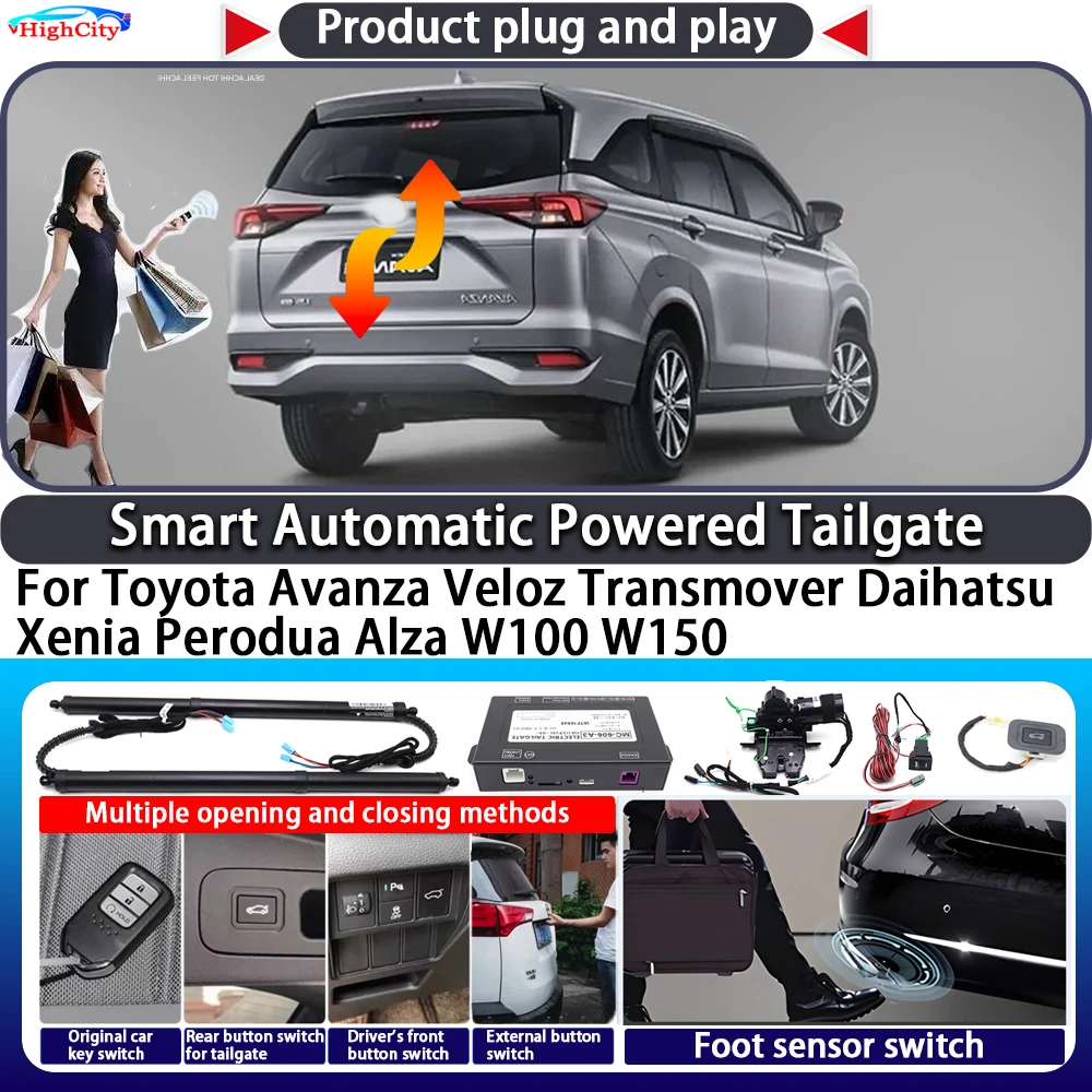 For Toyota Avanza Veloz Transmover Daihatsu Xenia Perodua Alza W100 W150 Smart Automatic Powered Tailgate Key Power Tailgate
For Toyota Avanza Veloz Transmover Daihatsu Xenia Perodua Alza W100 W150 Smart Automatic Powered Tailgate Key Power Tailgate