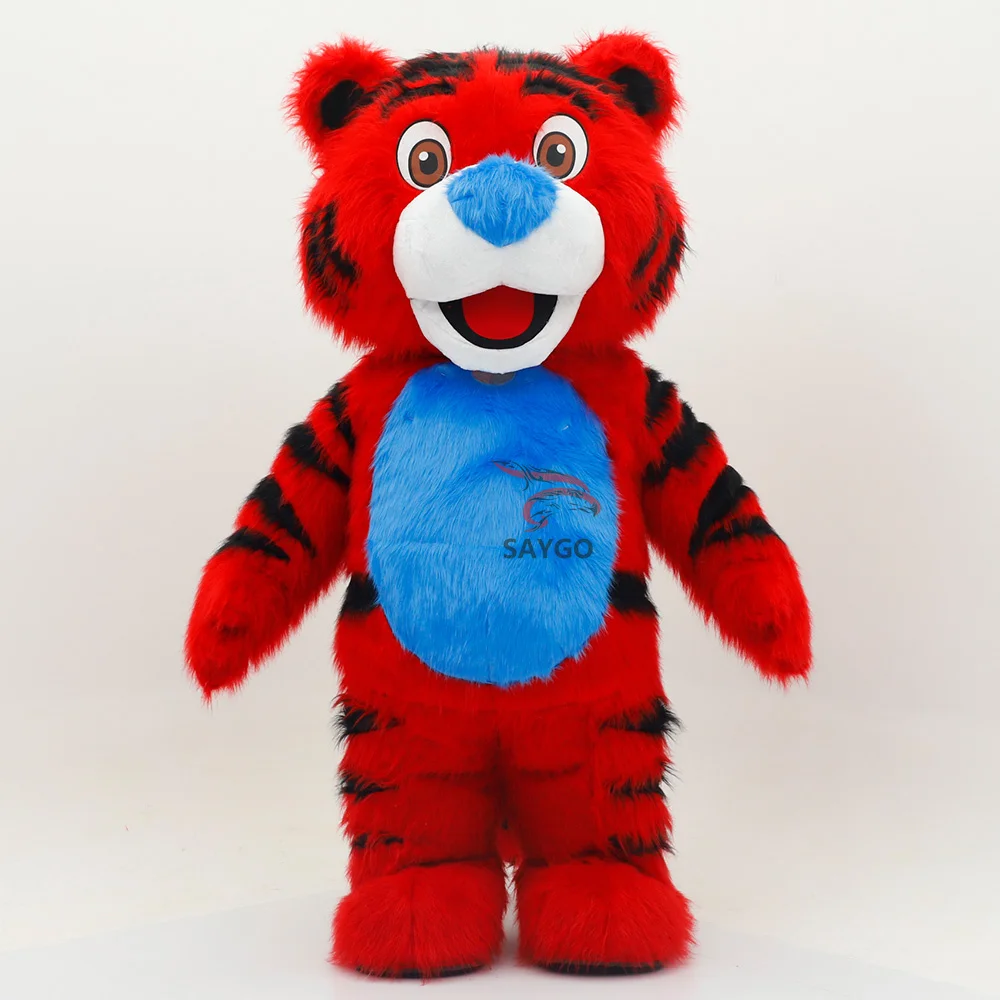 Red Tiger Mascot Costume Inflatable Plush 2m/2.6m Adult Walking Doll Carnival Fancy Party Accessory No Battery
Red Tiger Mascot Costume Inflatable Plush 2m/2.6m Adult Walking Doll Carnival Fancy Party Accessory No Battery