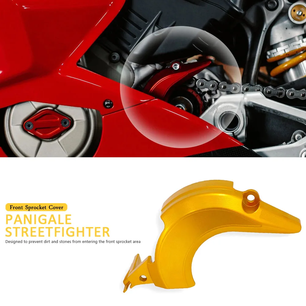 New Motorcycle Front Sprocket Cover Case Saver Protector Chain Guard 2018-2024 For Ducati Streetfighter V4 S Panigale V4 S R
New Motorcycle Front Sprocket Cover Case Saver Protector Chain Guard 2018-2024 For Ducati Streetfighter V4 S Panigale V4 S R