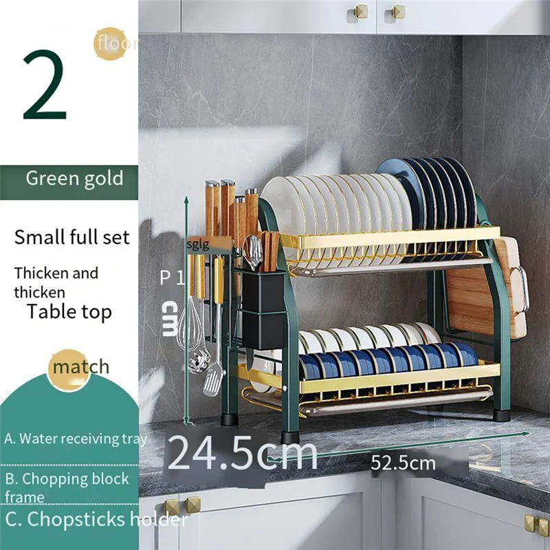 Kitchen Countertop Bowl Rack Double-Layer Tableware Storage Rack Multifunctional Integrated Bowl Rack-TFBC
Kitchen Countertop Bowl Rack Double-Layer Tableware Storage Rack Multifunctional Integrated Bowl Rack-TFBC