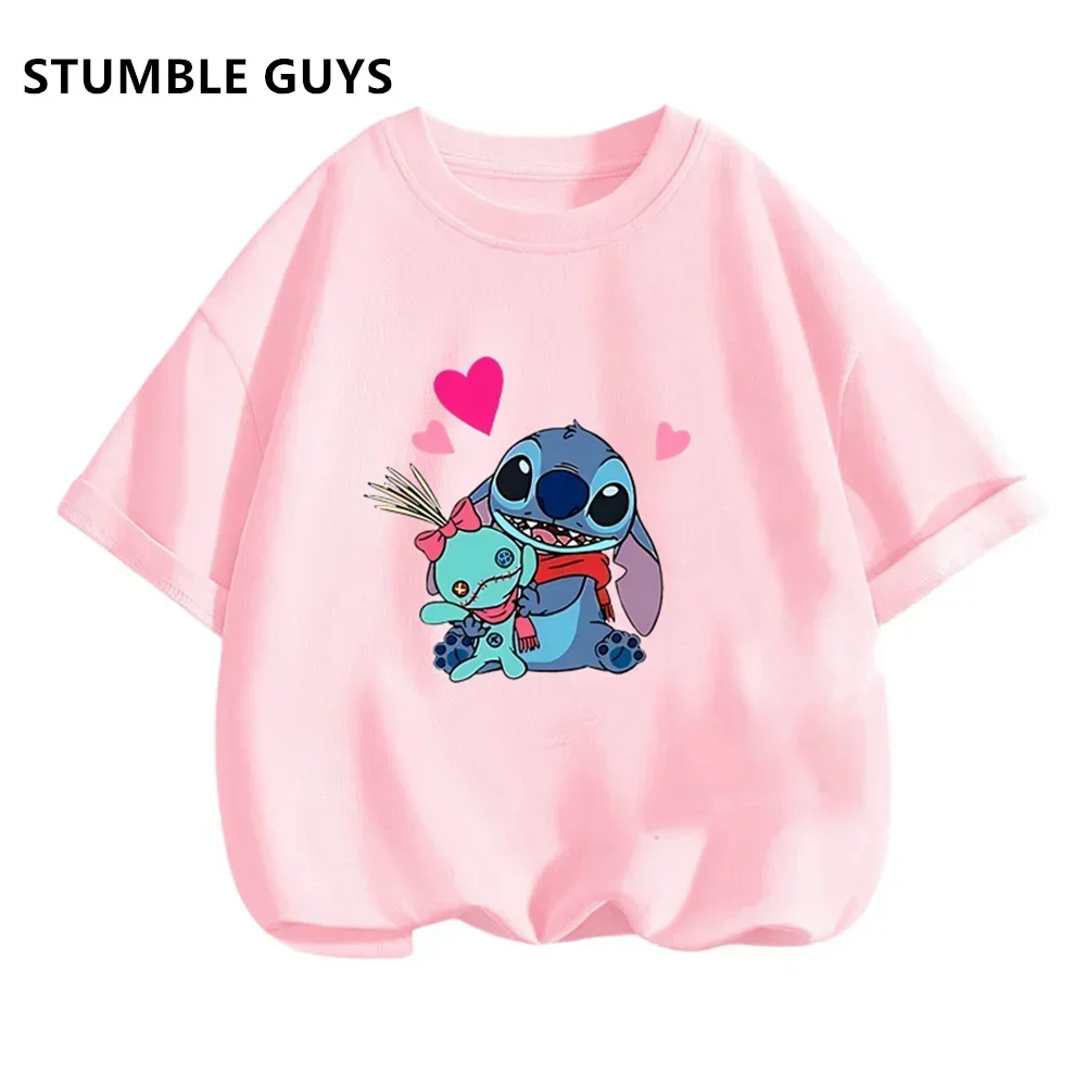 2024 T-shirt 3-14 Year Old Children's Top Lilo Stitch Trucksuit Kawaii Cartoon Pattern Children's T-shirt Fashion Casual Style
2024 T-shirt 3-14 Year Old Children's Top Lilo Stitch Trucksuit Kawaii Cartoon Pattern Children's T-shirt Fashion Casual Style
