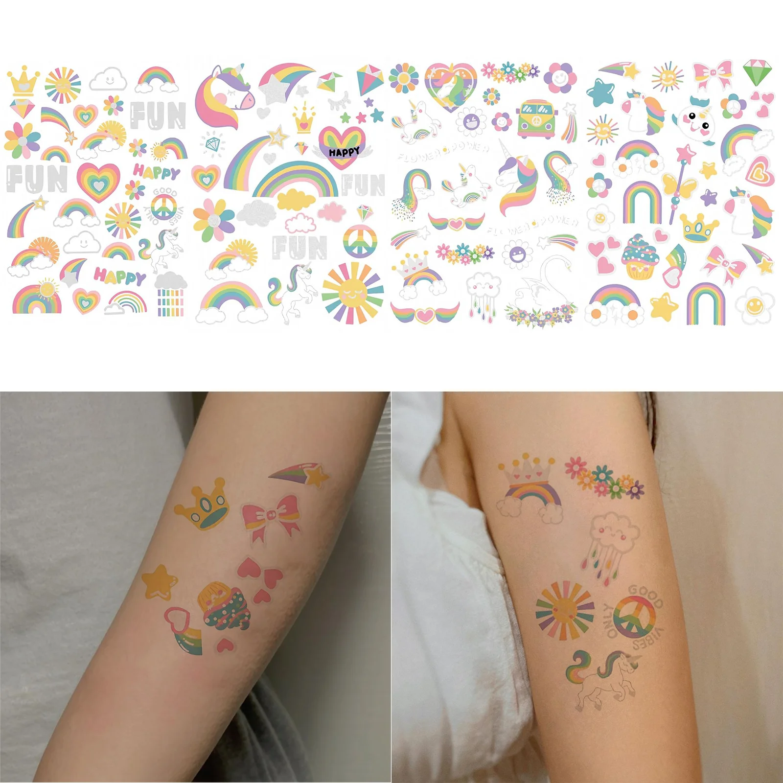 4pcs Colorful Heart Temporary Tattoo Sticker Rainbow Expression Hand Lovely Body Art Waterproof Fake Tattoos Tatouage Temporaire
4pcs Colorful Heart Temporary Tattoo Sticker Rainbow Expression Hand Lovely Body Art Waterproof Fake Tattoos Tatouage Temporaire