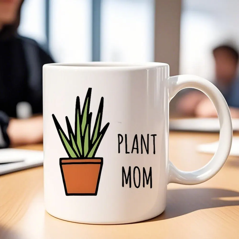 Ceramic Coffee Mug Plant Mom Design 11oz Gift for Moms Women Daughters Husbands
Ceramic Coffee Mug Plant Mom Design 11oz Gift for Moms Women Daughters Husbands
